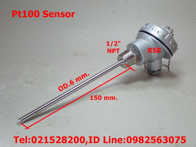 ขาย จำหน่าย RTD Pt100 Sensor Class A , Class B ราคาถูก